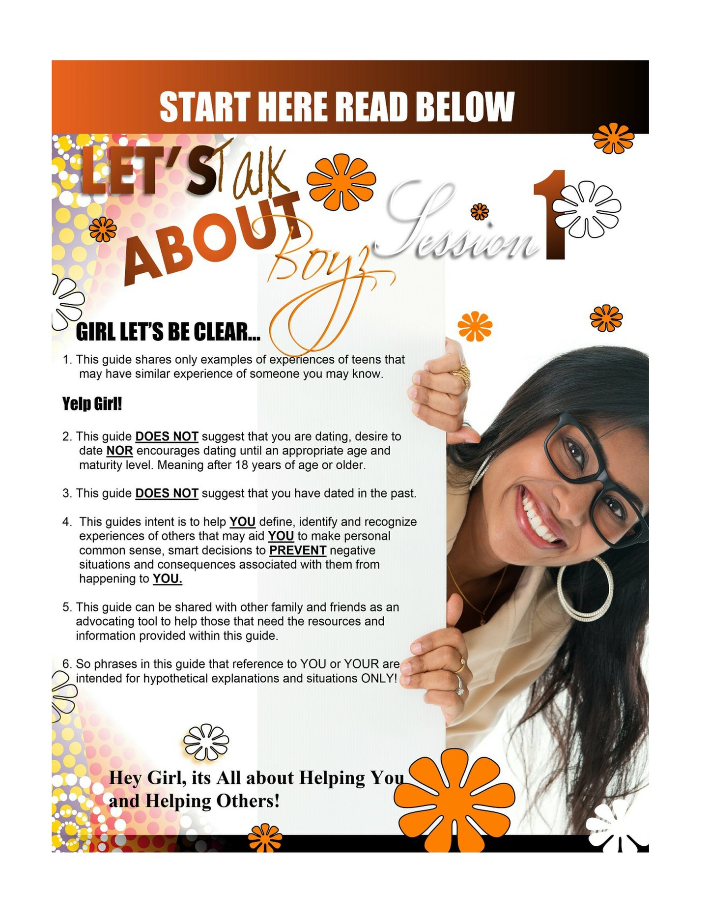 Let’s Talk About BOYZ Teen Dating Violence Awareness and Prevention Series for Teen Girls Guides
