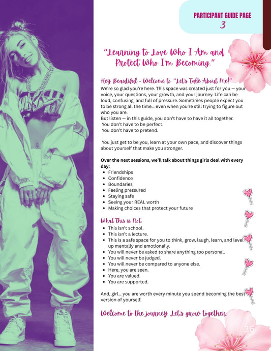 "Let’s Talk About Me“ Personal Safety, Boundaries & Decision-Making FREE Sample Session Ebook