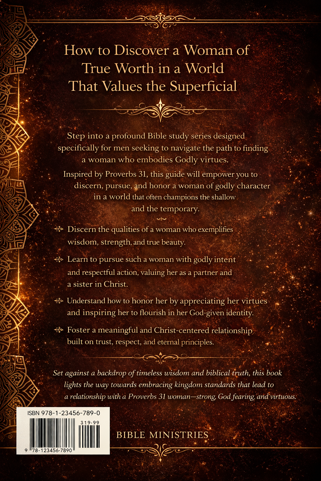 Available Soon Pre-Order Identity of a Virtious Woman A Biblical Guide for Men: How to Discern, Pursue, and Honor a Godly Woman