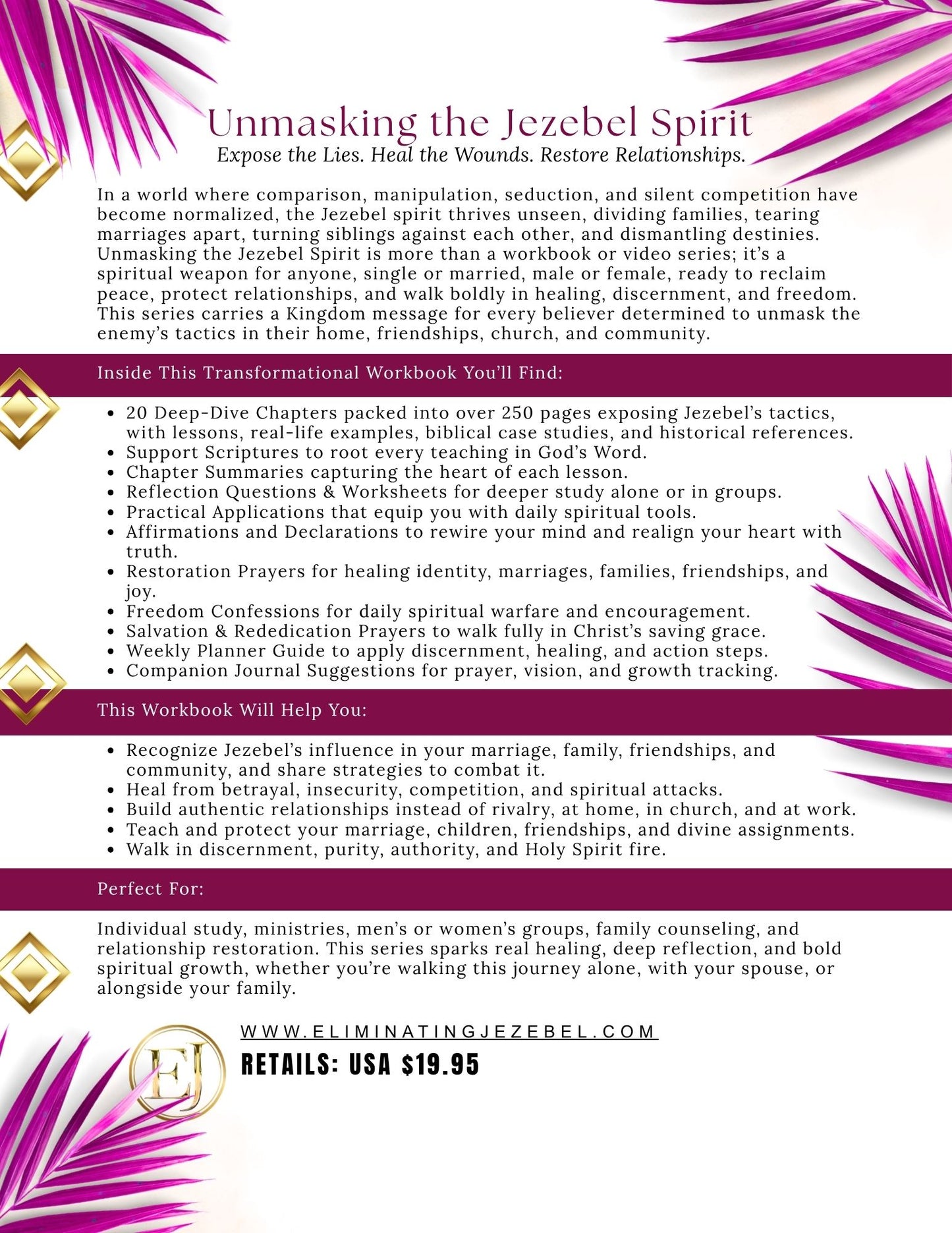 Unmasking the Jezebel Spirit" Study Guide